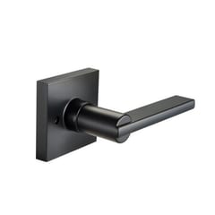 Yale Edge Seabrook passage lever with square rose in Black