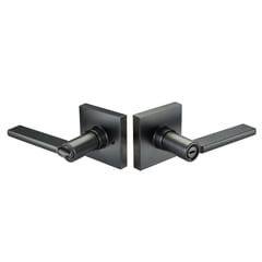 Yale Edge Seabrook Square Privacy Lever - Black
